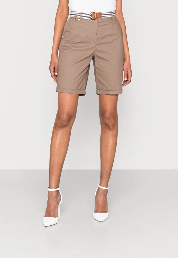 Pantalons ANNA FIELD Anna Field Shorts Grise Marron Femme | UUE-2293008